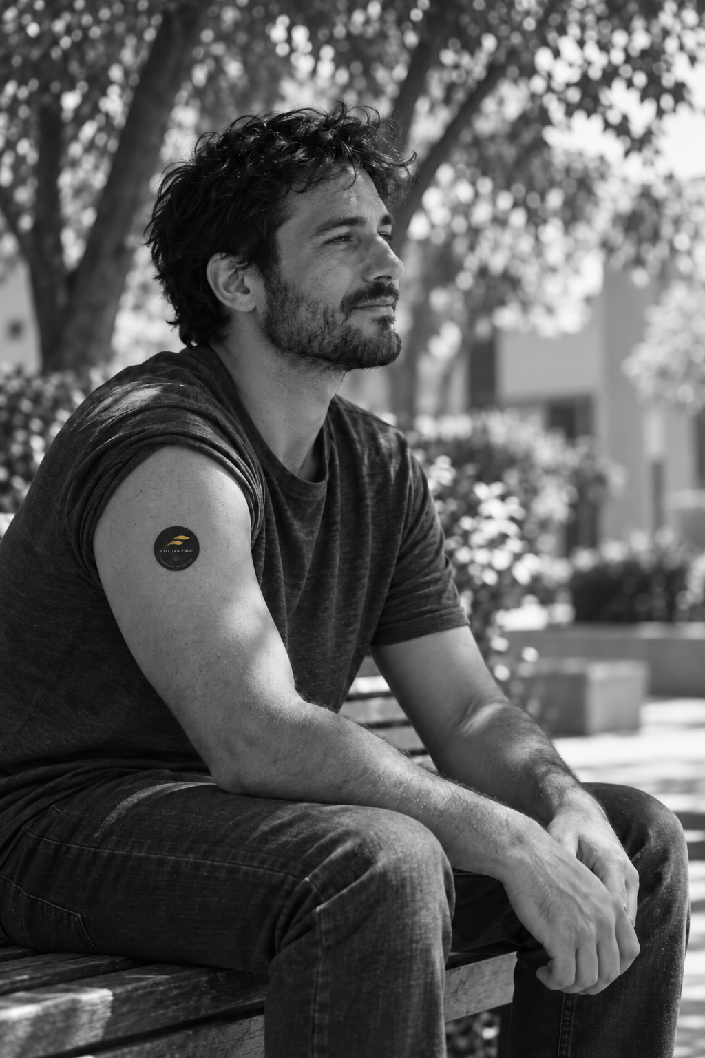 ELEVATE — pause en plein air, patch sur le bras