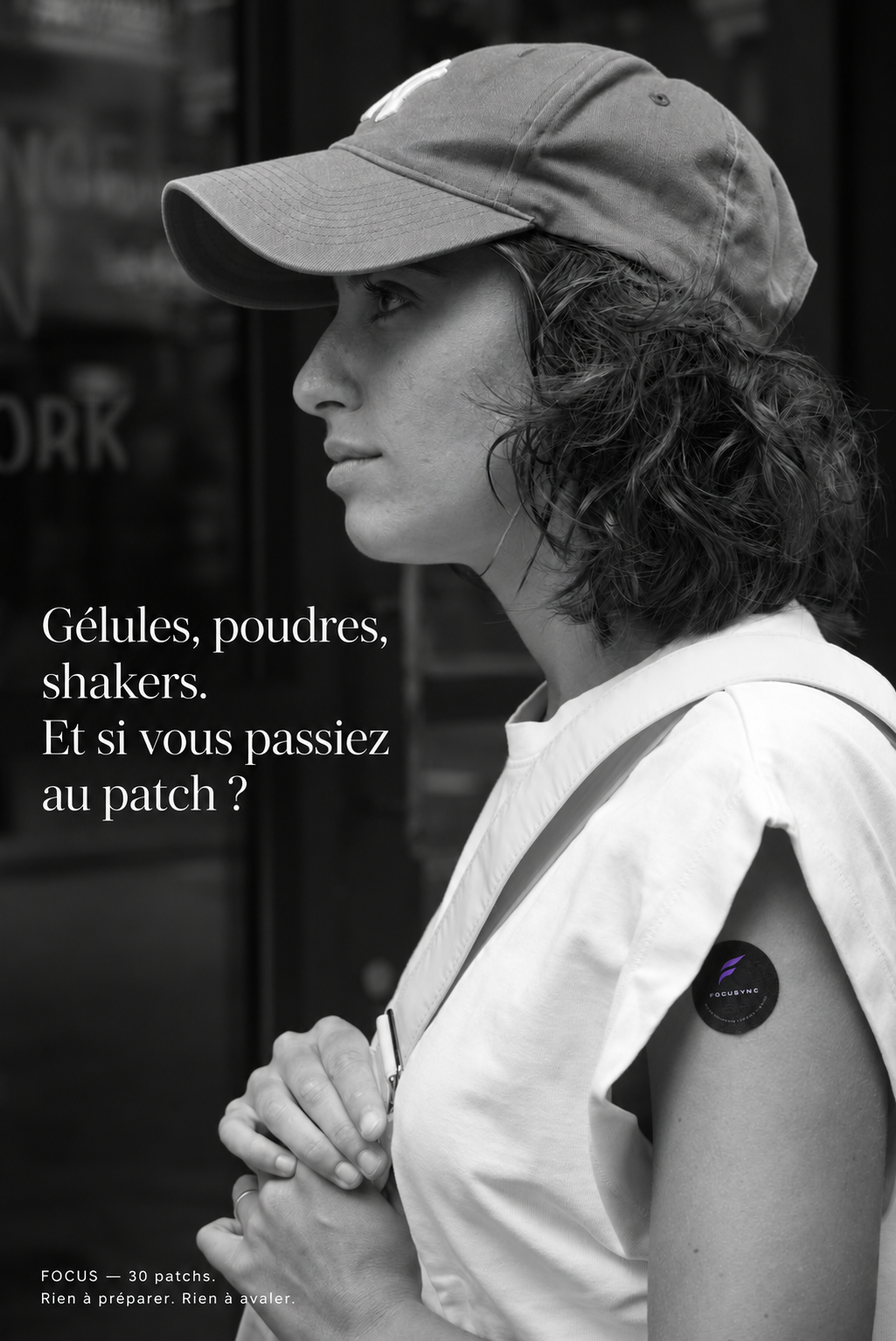 FOCUS porté au quotidien — Gélules, poudres, shakers. Et si vous passiez au patch ?