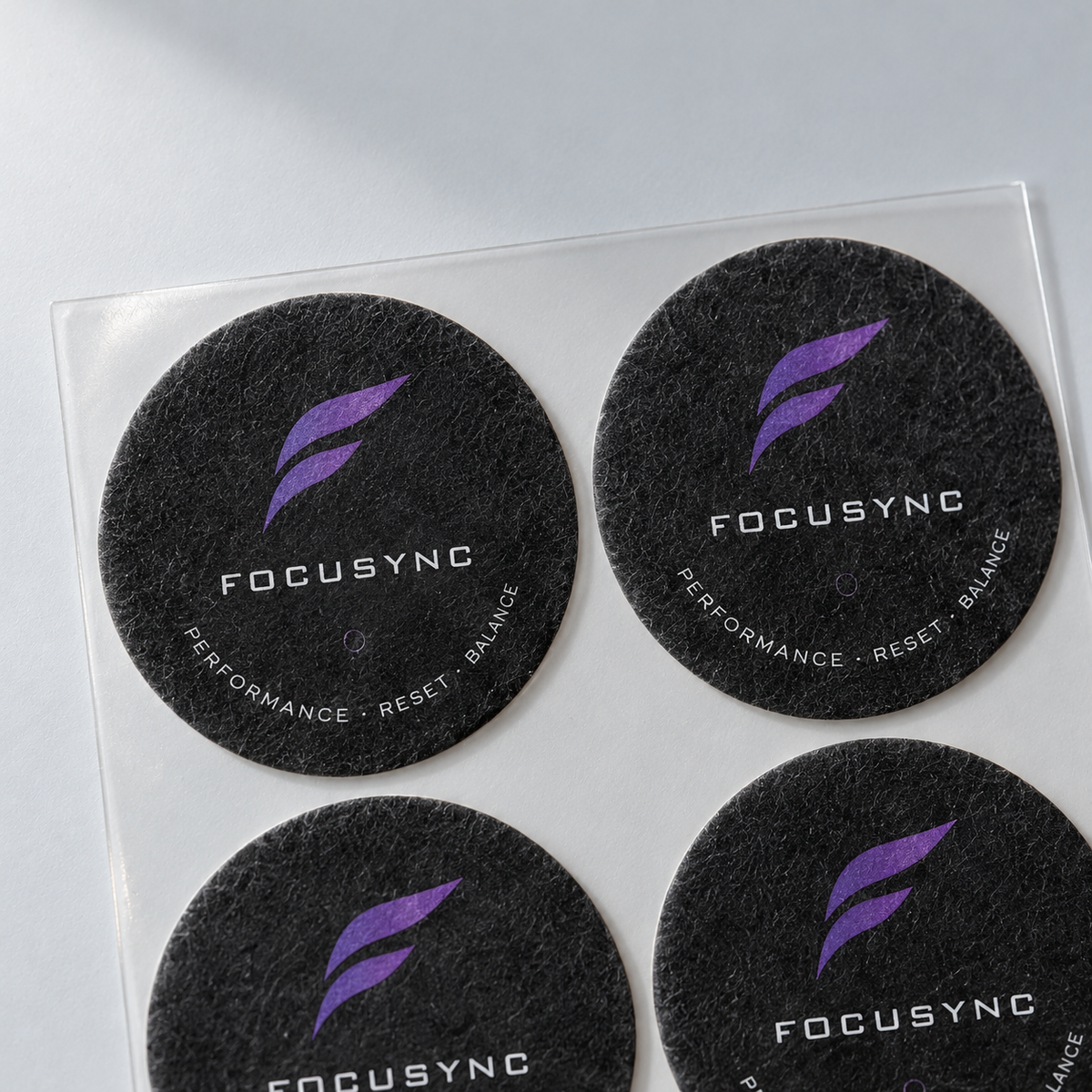 FOCUS — détail des patchs sur leur film